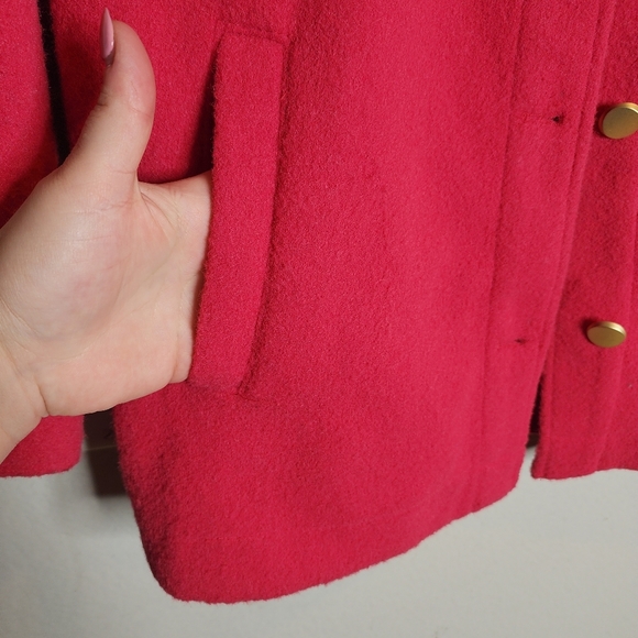 NWT Joie Faux Wool Pink Jacket. Size XS. Slightly oversized. - Picture 4 of 16